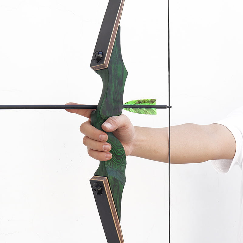 Green Recurve Bow