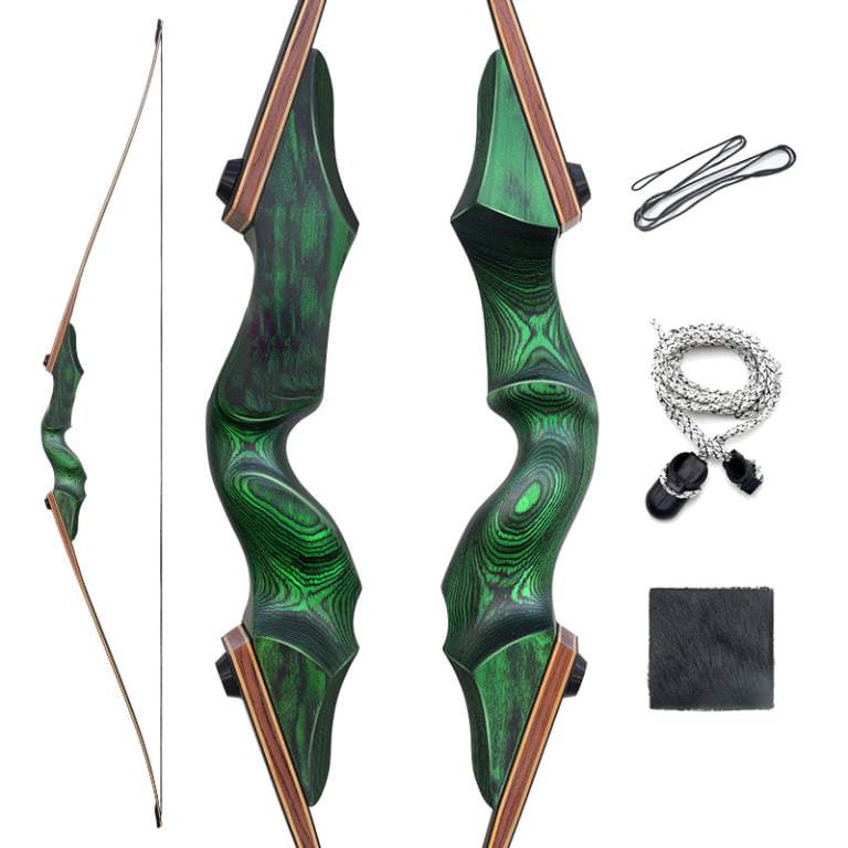 Green Recurve Bow